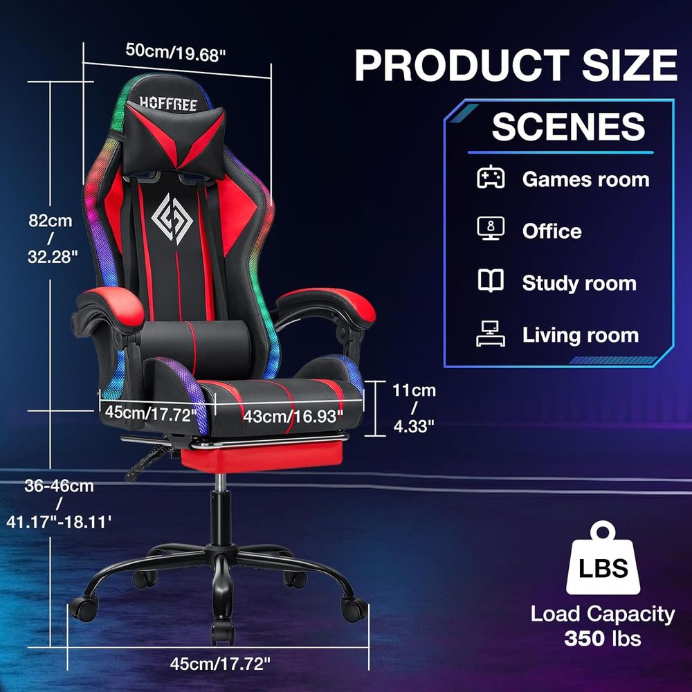 BluetoothスピーカーとLEDライト付きRGBゲーミン - Video Gaming & Esports Usd Acc のレビューと価格